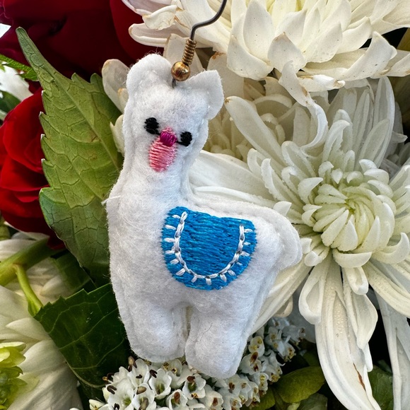 LLAMA EARRINGS - Picture 3 of 10